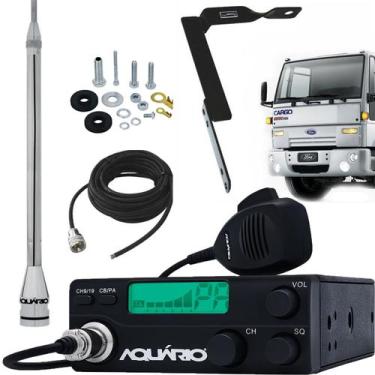 Imagem de Radio Px 40 Canais RP-40 Antena Inox 2,70 metros Alongador 60cm Cabo 5