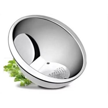Imagem de Escorredor de arroz inox 24cm - KE HOME