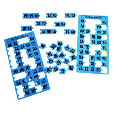 Imagem de Alfabetização Sílabas Simples Em E.v.a - Criativa Materiais Educativos