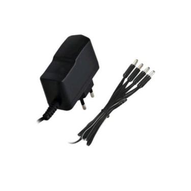 Imagem de Fonte Pedal 9v dc 1a Para 4 PedaisCentro Negativo Bivolt - acbel