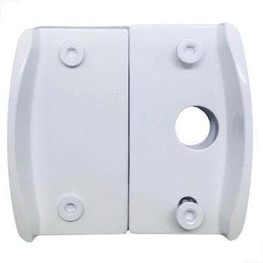 Imagem de M Kit 09 Porta De Correr Giro Em Vidro Temperado V/V Branco - Mettallf