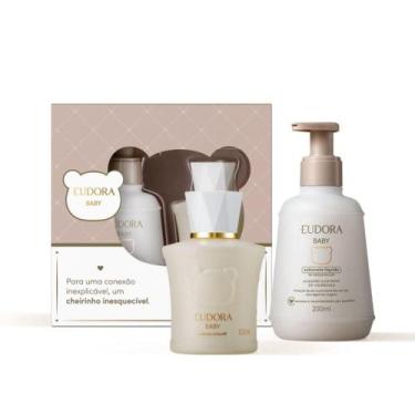 Imagem de Kit Eudora Baby Sabonete Líquido 200ml e Água de Colônia 100ml