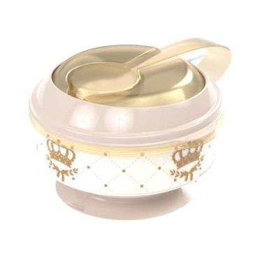Imagem de Porta Papinha Com Amassador Arco-Íris / Bailarina / Petit Menina 300ml