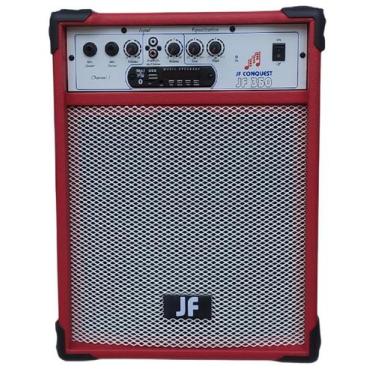 Imagem de Caixa De Som Multiuso Jf 350 Fm/Usb/Sd/Bluetooth Vermelho - Jf Conques