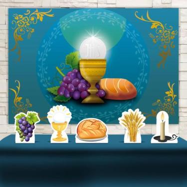 Imagem de Kit Festa Rubi Eucaristia Primeira Comunhão - IMPAKTO VISUAL