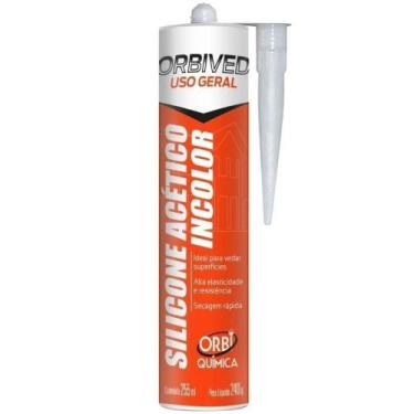 Imagem de Silicone Acético Orbived Incolor 240g