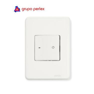 Imagem de Conjunto Interruptor Bipolar Paralelo 16A 4x2 Perlex Nova Aros ótimo p