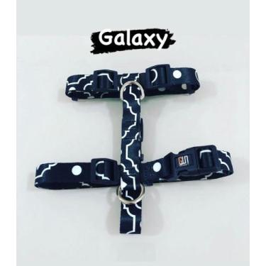 Imagem de Peitoral h + guia (galaxy) - tamanho pp  - GUI DOGS