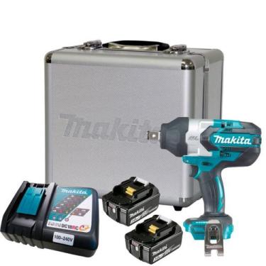 Imagem de Chave Impacto Bateria 18v 3/4 1050nm Dtw1001 Baterias Carregador e  Ma
