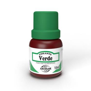 Imagem de Corante Líquido Alimentício 10ml Arcolor - Escolha As Cores, Verde