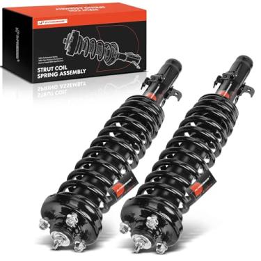 Imagem de A-Premium Par dianteiro (2) conjunto completo de suporte e mola helicoidal compatível com Honda Odyssey 1995-1998 e Isuzu Oasis 1996-1998, lado do motorista e do passageiro