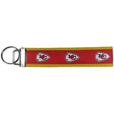 Imagem de Siskiyou Sports Chaveiro de pulso NFL Kansas City Chiefs de tecido, tamanho único, cores do time