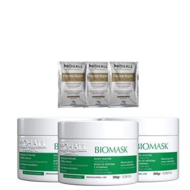 Imagem de Kit Melhor Máscara de Hidratação Profunda Alta Performance  - Prohall