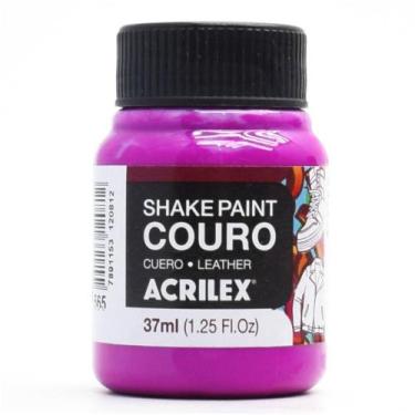 Imagem de Tinta para Couro Shake Paint Acrilex 37ml, 565 - VINHO