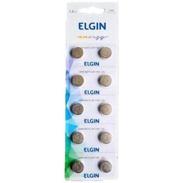 Imagem de Bateria Elgin Lr44 1.5V Com 10 Unidades Ag13 Lr1154