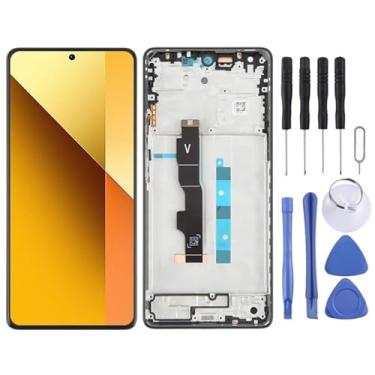 Imagem de tela Para Xiaomi Redmi Nota 13 5G Digitador de tela LCD de material AMOLED original com quadro com quadro substituição da tela