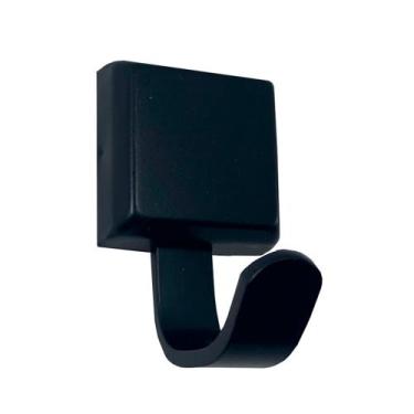 Imagem de Kit Para Banheiro Luxo Premium Preto Sextavado em Vidro - VSA, Incolor