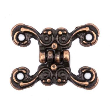 Imagem de Dobradiça Borboleta Pequena 4 Peças Decoração Caixas Artesanato Mdf - 