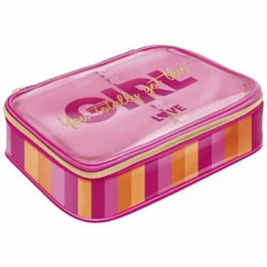 Imagem de Estojo Escolar Love Pink Box Tilibra 324639