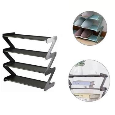 Imagem de Sapateira 4 Prateleira Organizadora Multiuso Livro Brinquedo - Yeet