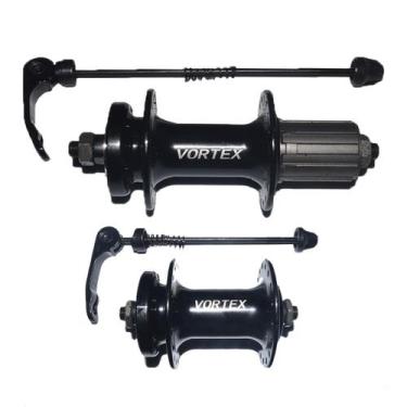 Imagem de Cubo Dt/Tr Cassete Disco Aluminio CF21 36 Furos 8/9v Preto - Vortex