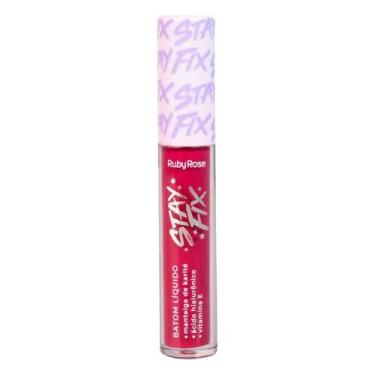 Imagem de Batom Líquido Roby Rose Stay Fix Matte HB569 Cor Cs80 Adhara 3,2ml - R