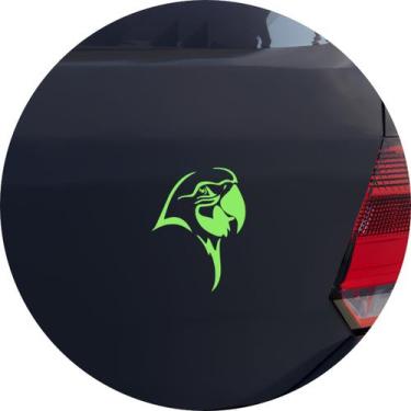 Imagem de Adesivo de Carro Ave Arara Brasileira - Cor Verde Claro - Melhor Adesi