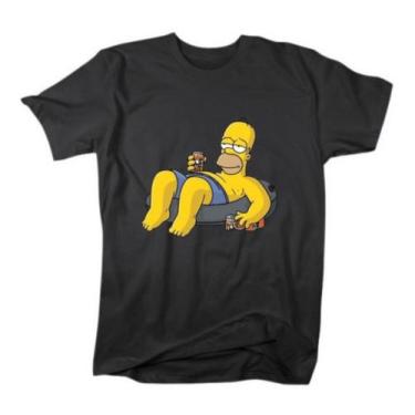 Imagem de Camiseta Masculina Homer Simpsons Camisa De Desenho - SEMPRENALUTA, Pr