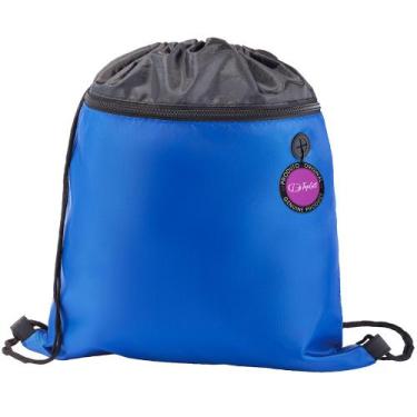 Imagem de Mochila tipo Saco Gym Sack 35x40cm Cannes TopGet, Azul