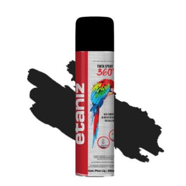 Imagem de Tinta spray 360 preto - Etaniz