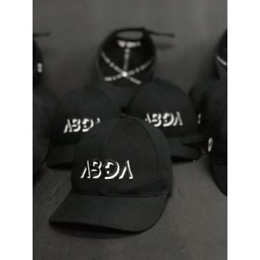 Imagem de Boné Dad Hat Abda Preto e Branco - ABDA CLOTHING, Preto
