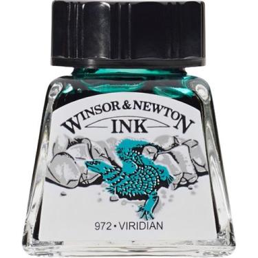 Imagem de Tinta nankin para desenho winsor & newton escolha a cor, VIRIDIAN