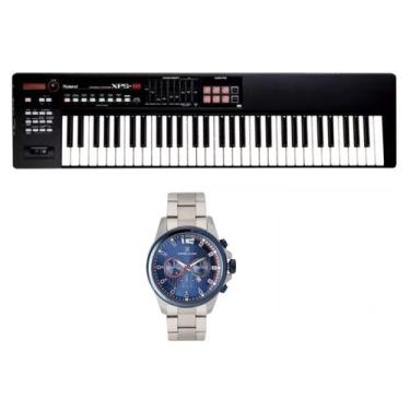 Imagem de Kit Teclado Roland XPS10 e Relogio Dk Masculino Dk11200-4