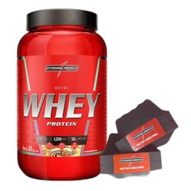 Imagem de Nutri Whey Isolado Hidro Cookies 900g Luva Vermelho Integral - Integra