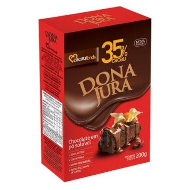 Imagem de Chocolate em Pó 35% Dona Jura 200g Cacau Foods