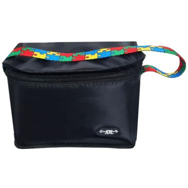 Imagem de Bolsa Térmica Pequena para Crianças e Adultos com Cordão Quebra Cabeça
