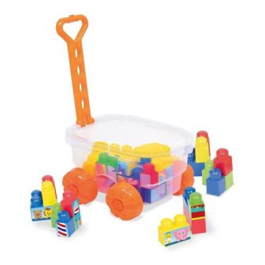 Imagem de Blocos De Montar Cotiblock Carrinho - Cotiplas