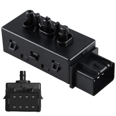 Imagem de KPALAG Conjunto de interruptor de assento elétrico do lado do motorista de 6 vias compatível com Chevrolet Cruze Impala Silverado Suburban Tahoe GMC Sierra Yukon Buick Enclave Enclave 2004-2021