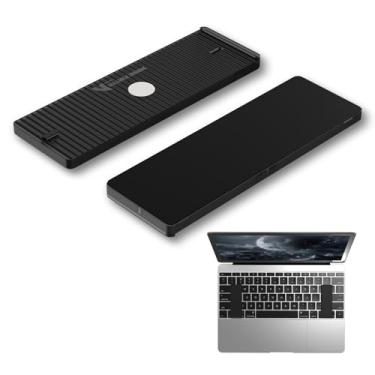 Imagem de ATTACK SHARK Suporte de teclado para laptop, leve e portátil, armazenamento magnético, design deslizante, evita interferências de teclados externos e melhora o conforto de digitação para laptops -