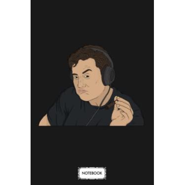 Imagem de Elon Musk Smoking Lets Go To Mars G72794 Notebook: Planner, 6x9 120 Pages, Diary, Lined College Ruled Paper, Journal, Matte Finish Cover