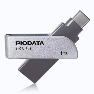 Imagem de PioData Flash Drive certificado Apple MFi de 1 TB para iPhone, iPad, Mac e PC – pen drive USB-A e C, backup de disco rígido externo