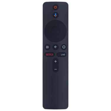 Imagem de XMRM-006B XMRM006B Substituição de controle remoto de voz para Xiaomi Mi Box S MDZ-22-AB MDZ22AB Streaming Media Player com teclas de aplicativo de atalho Netflix Live
