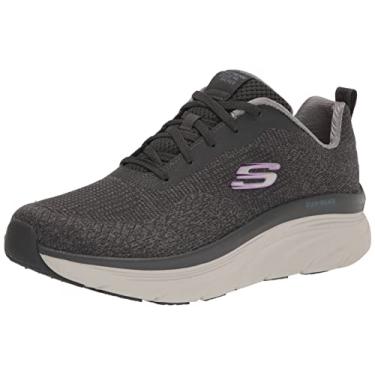 Imagem de Skechers Sport Women's Tênis D'lux Walker-Daily Beauty, Carvão = carvão, 7