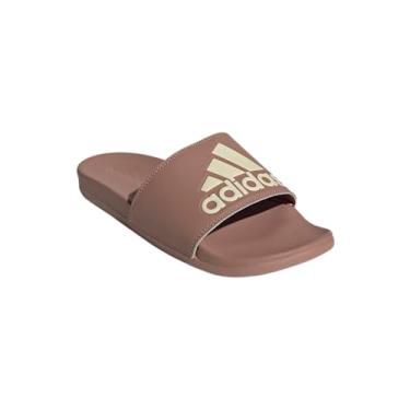Imagem de adidas Sandália feminina Adilette Comfort Sportswear Slide, Argila quente/branco maravilha/argila quente, 41