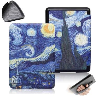 Imagem de GUKSRASO Capa para Kindle Paperwhite (7", 12ª Geração, Release 2024) e Kindle Colorsoft Signature Edition com Tira de Alça de Mão TPU Soft Traseiro Com a Função Automotor/Sleep