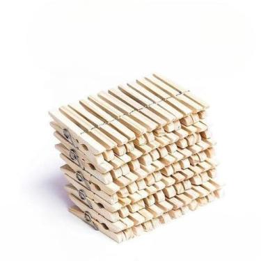 Imagem de Prendedor pregador de Roupa Madeira Gigante 60, 72 e 120 Pregador Econômico(240)