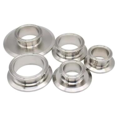 Imagem de Pipe Fitting, 1.5" 2" 2.5"3"4"Tri Clamp Reducer End Cover SS304 Flange 50.5 64 77.5 91 119mm Ferrule Sanitary Homebrew Beer Pipe Fitting 1/2PCS(2 PCS,1.5 inch x 2 inch)