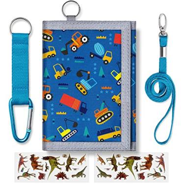 Imagem de Carteira infantil para meninos e meninas adolescentes, carteira para crianças, carteiras fofas com zíper para jovens com bolso para moedas e porta-cartões, presentes de aniversário para crianças, Carros-7, 5x3 inch, Carros-7