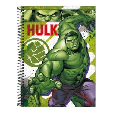 Imagem de Caderno Univ. 80 Folhas 1 Matéria Hulk Capa 4 - Tilibra
