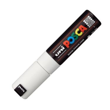Imagem de Marcador Multiuso Uni Posca Marker 8.0mm - Mitsubishi - Branco